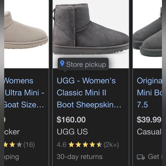 Brand new ugh minis in wolf gray - Picture 4 of 4